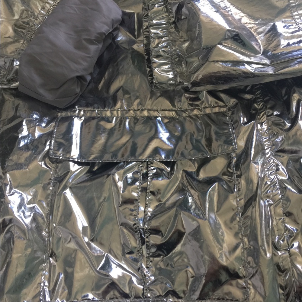 1LEFT☘️NEW BLANK NYC METALLIC JACKET - Picture 5 of 8